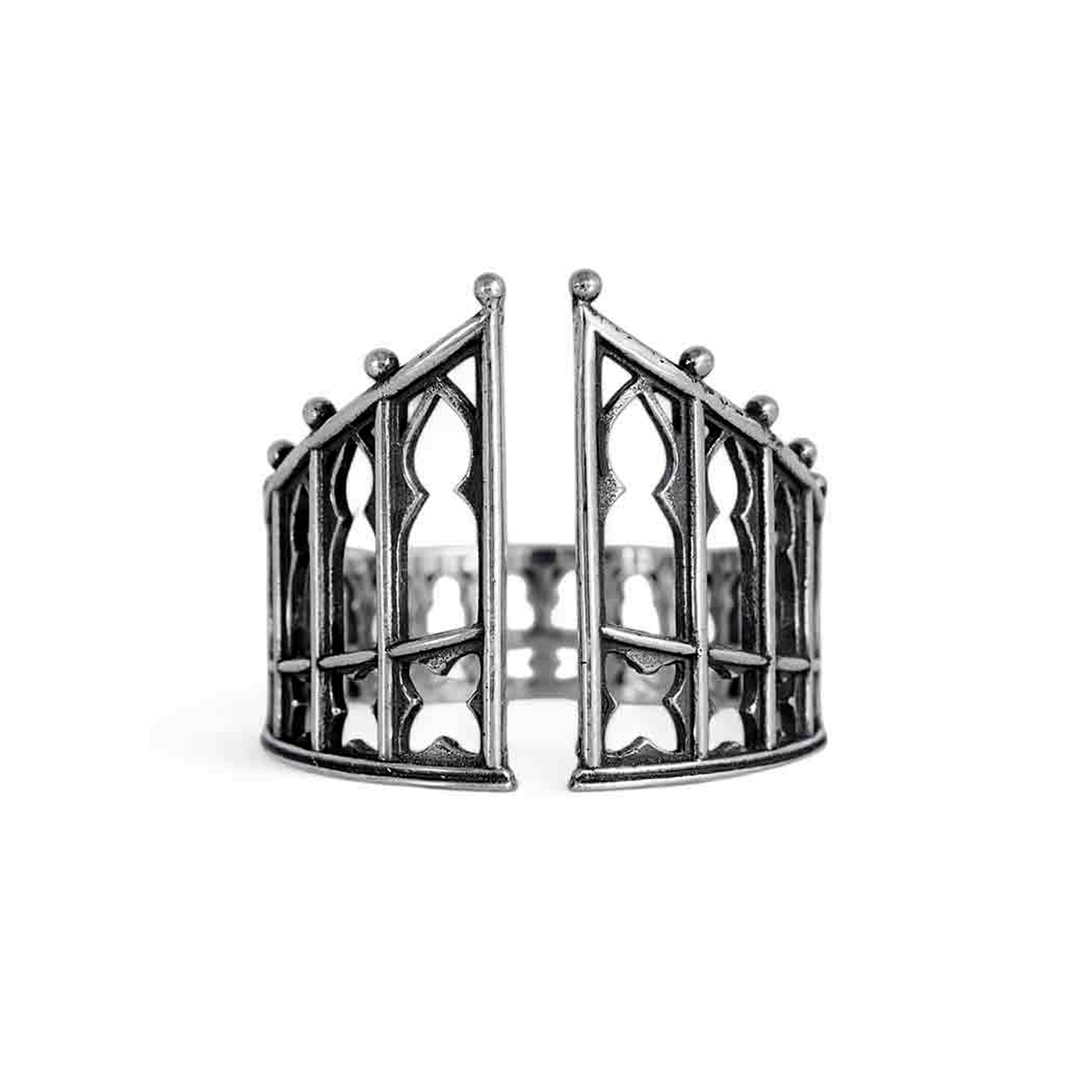 Adjustable Sterling Gate Ring