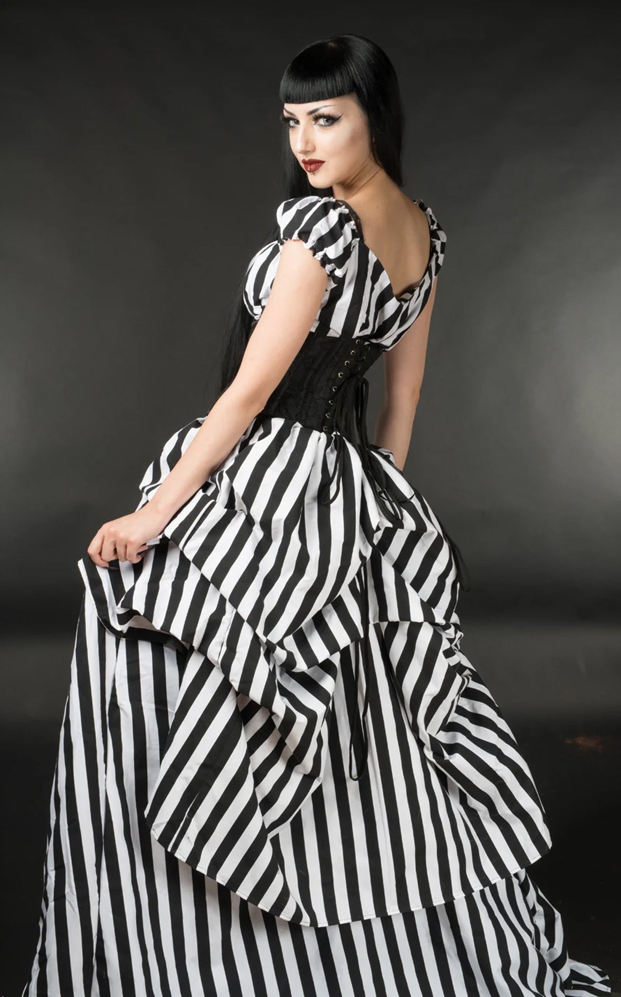 Striped Victorian Dress