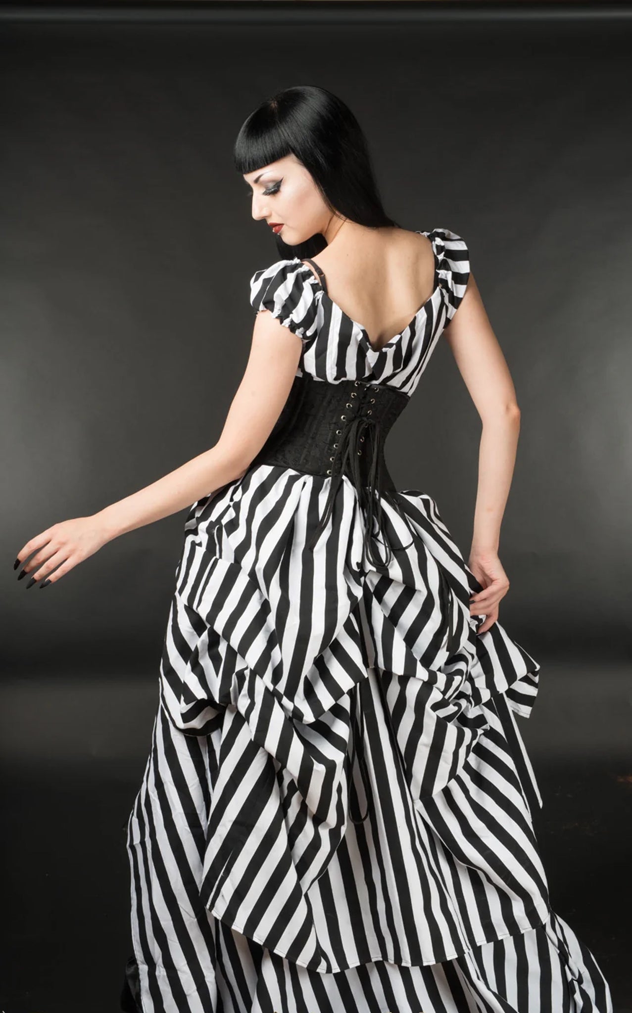 Striped Victorian Dress