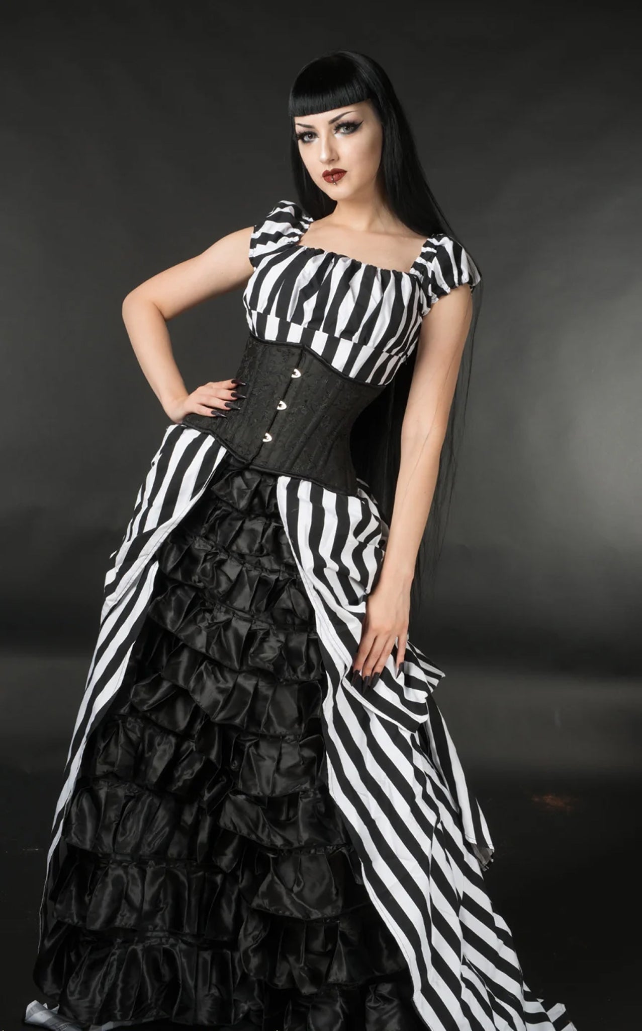 Striped Victorian Dress