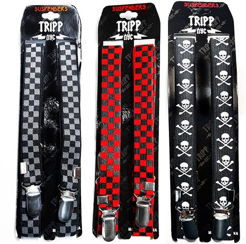 ONE SIZE Printed Suspenders