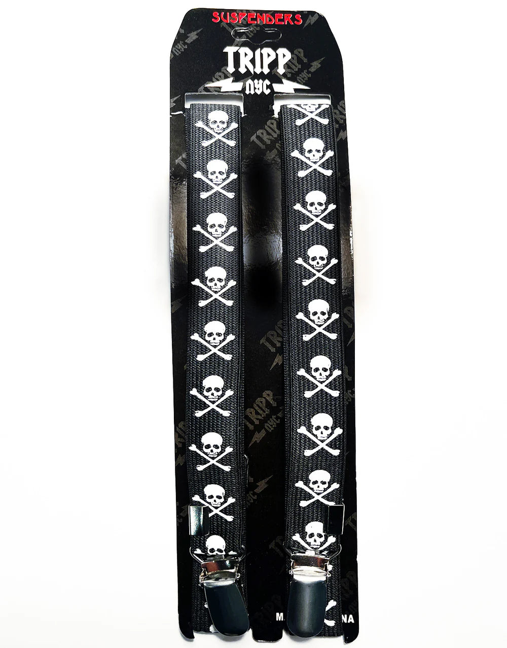 ONE SIZE Printed Suspenders