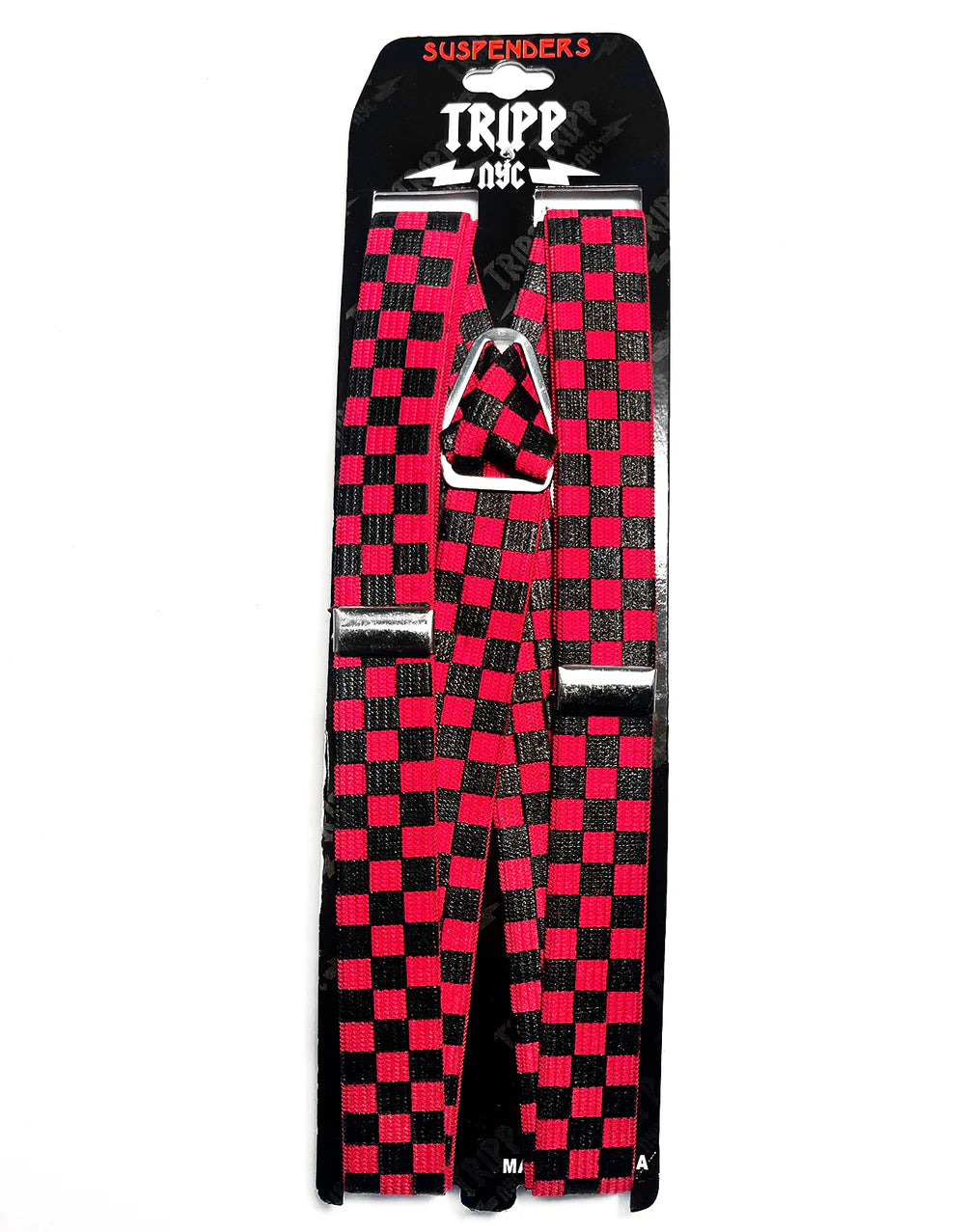 ONE SIZE Printed Suspenders