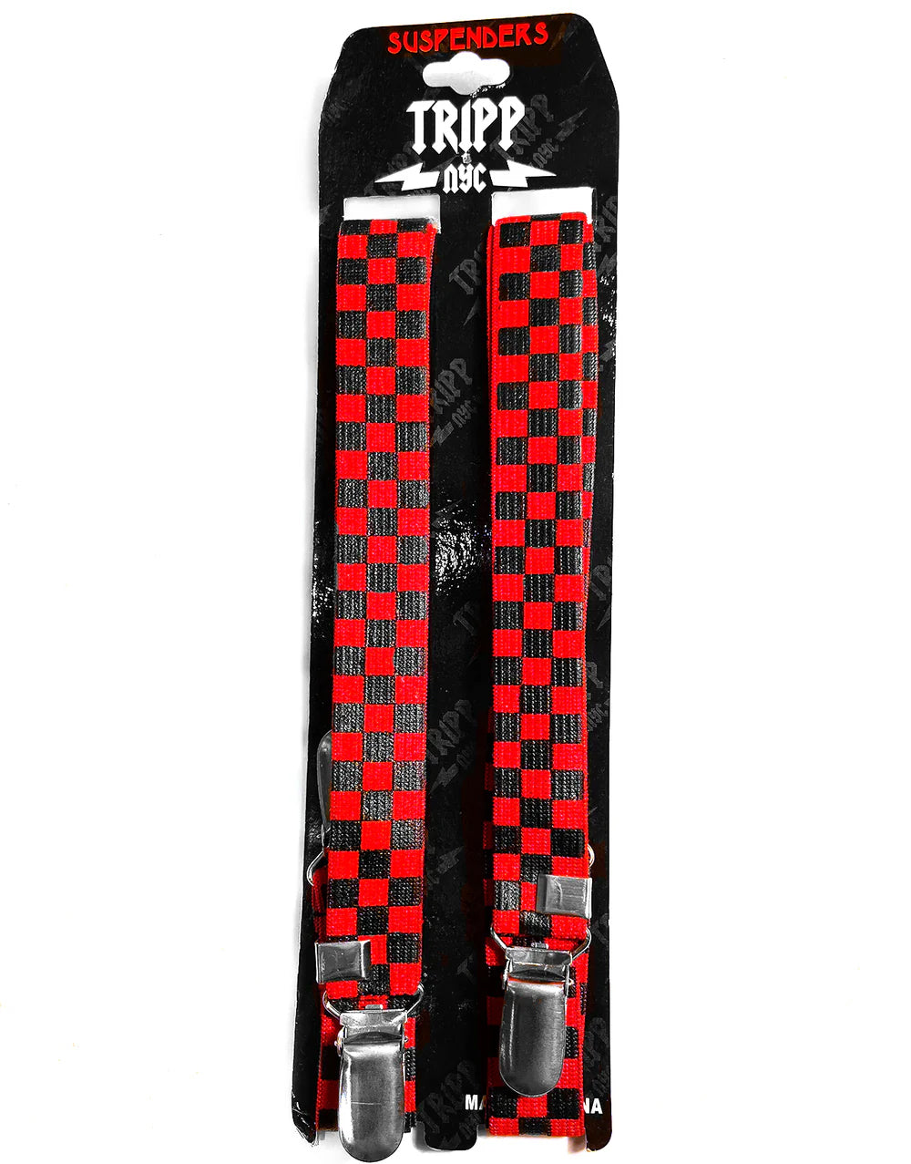 ONE SIZE Printed Suspenders
