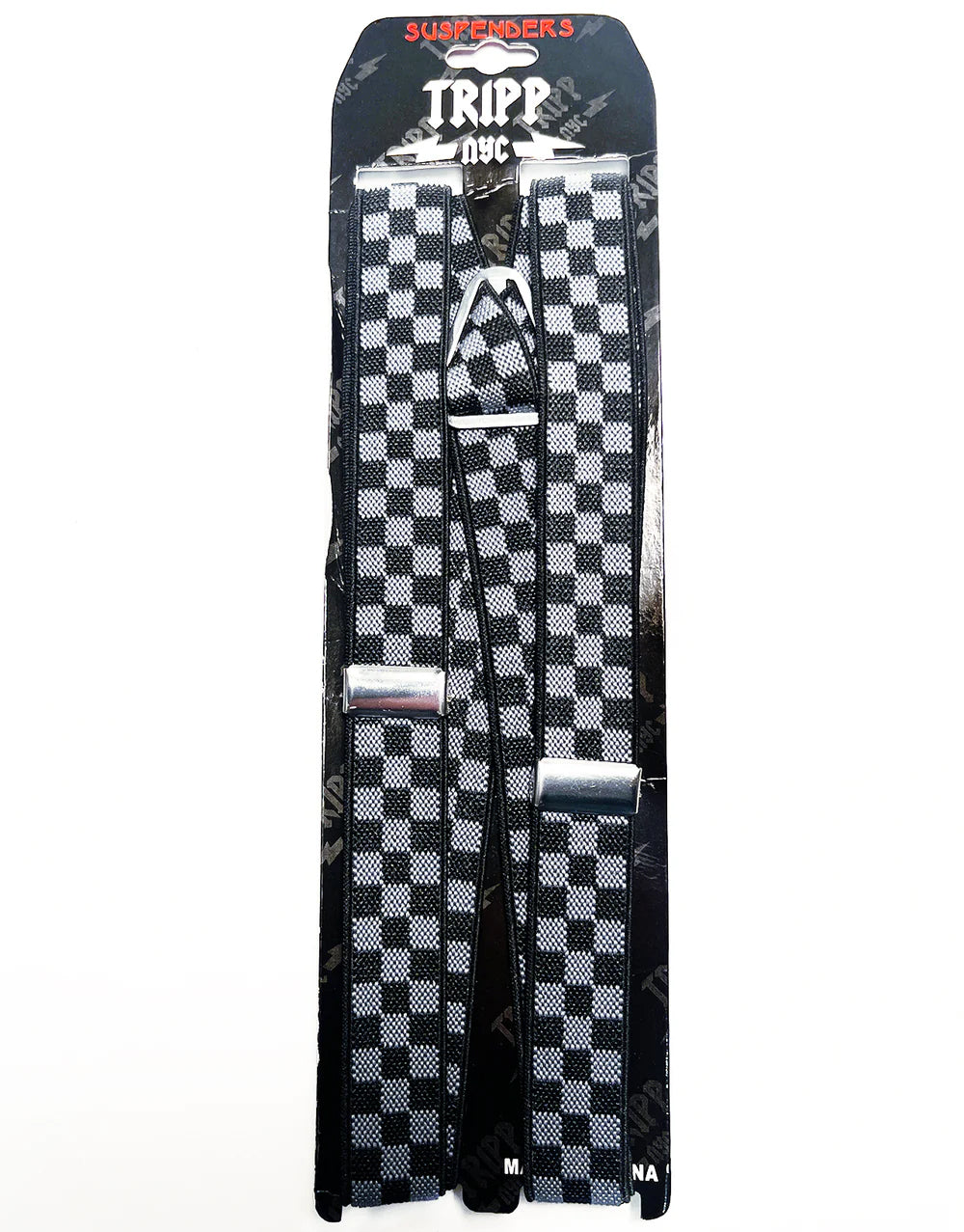 ONE SIZE Printed Suspenders