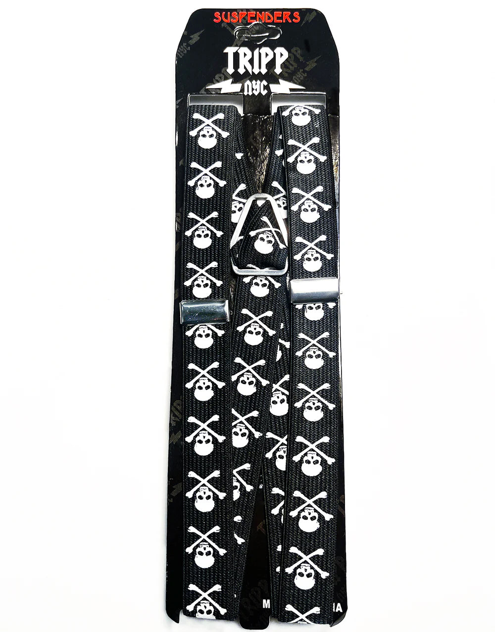 ONE SIZE Printed Suspenders
