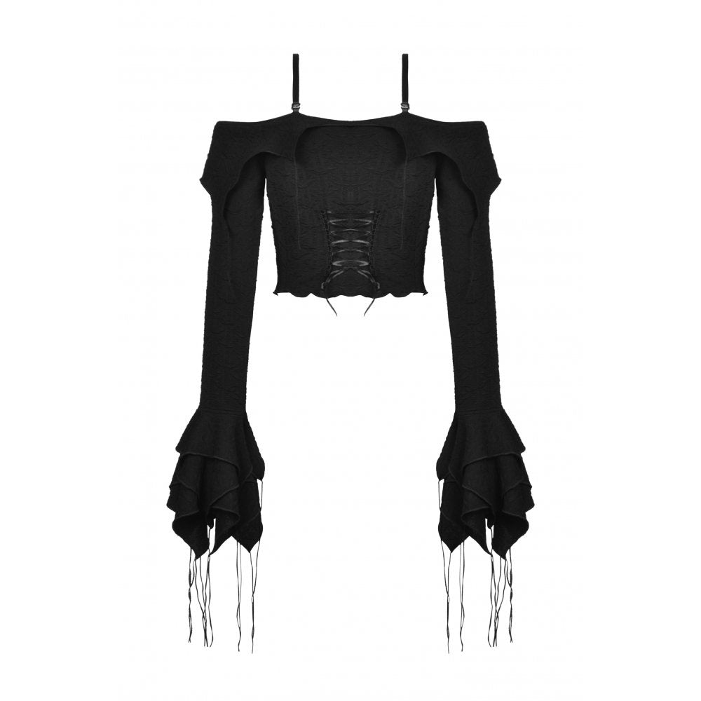 Jelly Fish Sleeve Hem Top