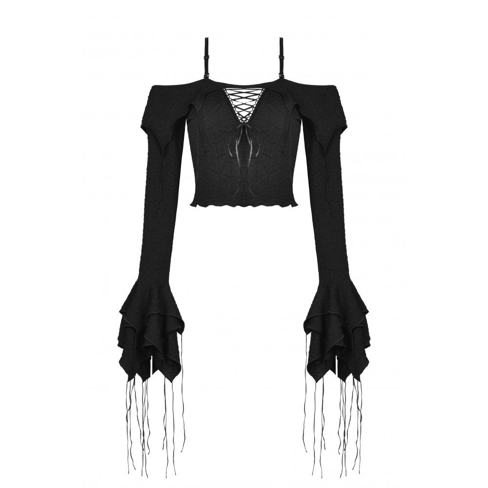Jelly Fish Sleeve Hem Top