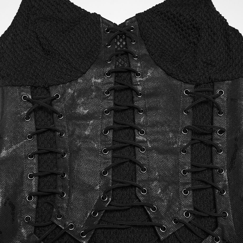 Lace Up Corset Style Dress