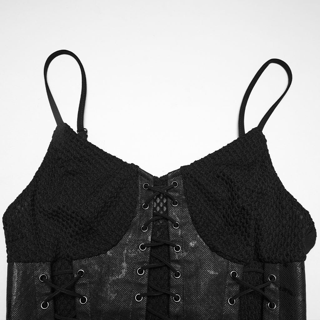 Lace Up Corset Style Dress
