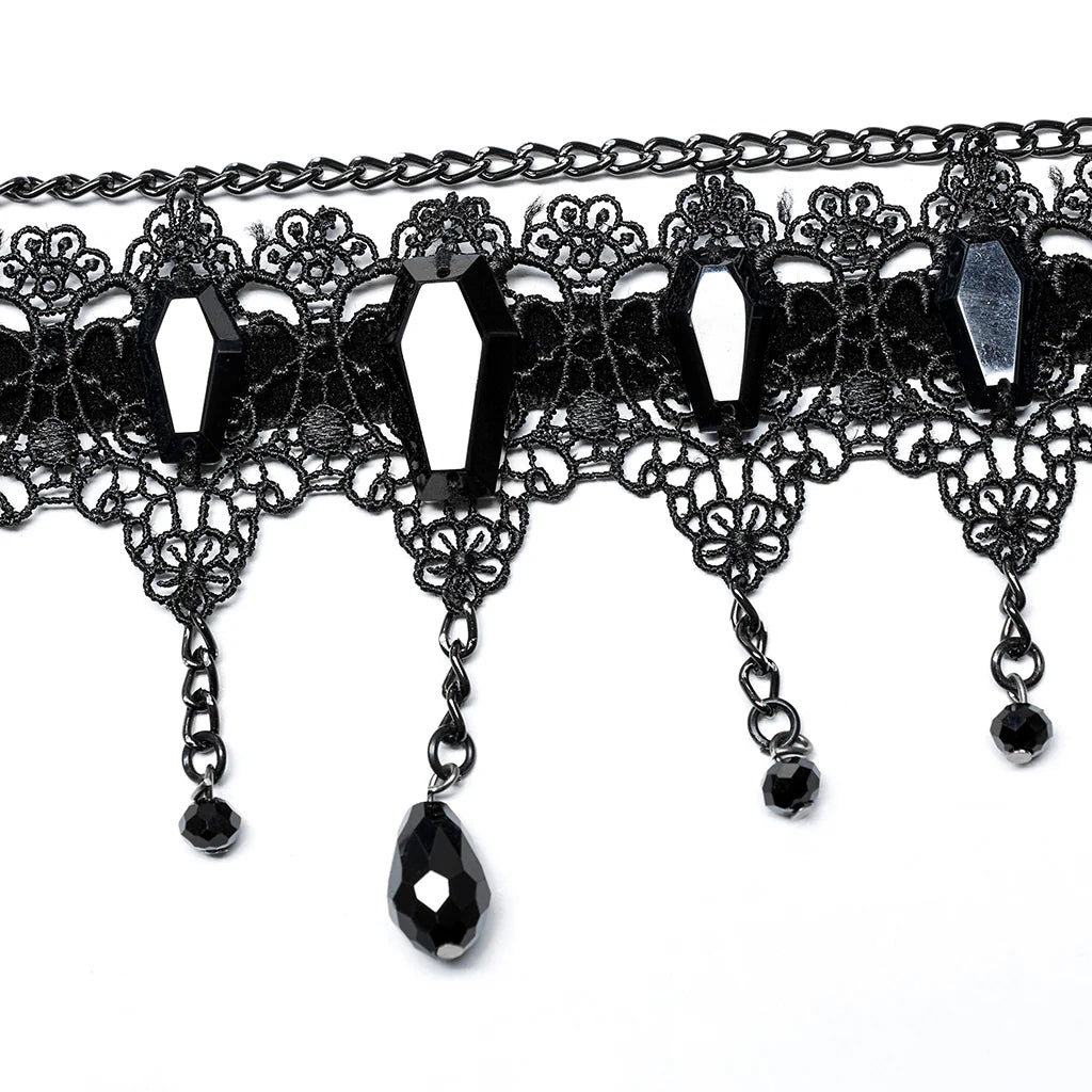 Coffin Bead Choker