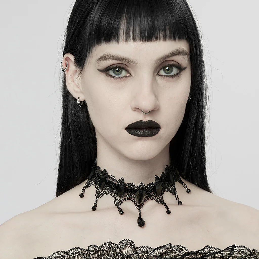 Coffin Bead Choker