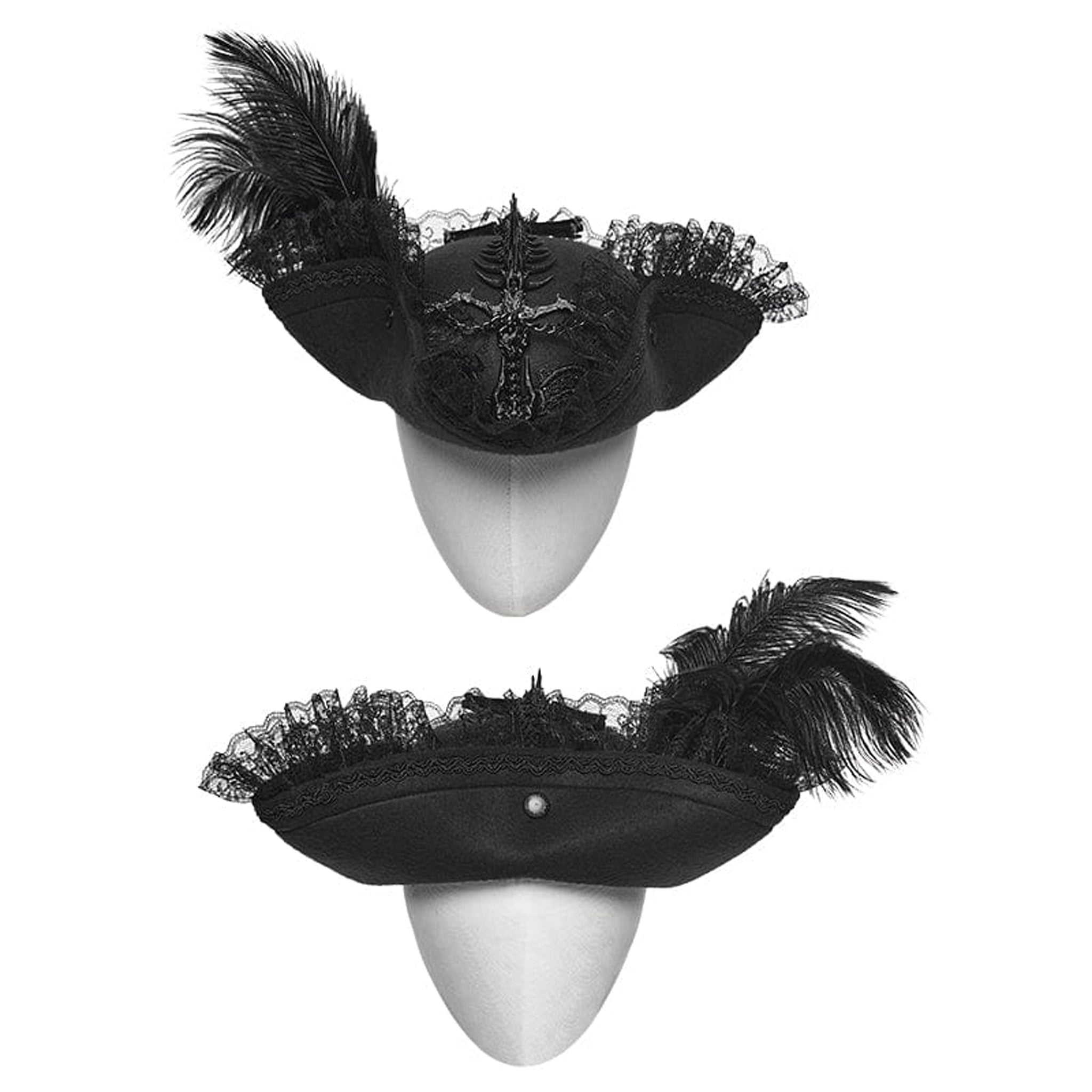Spike Spine Tricorn Hat