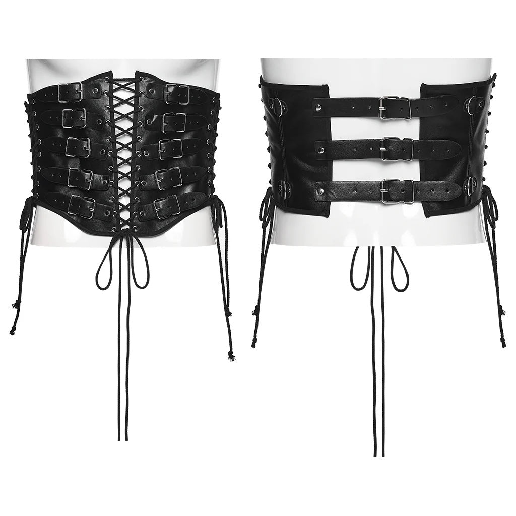 Men's Buckle Strap Corset Belt