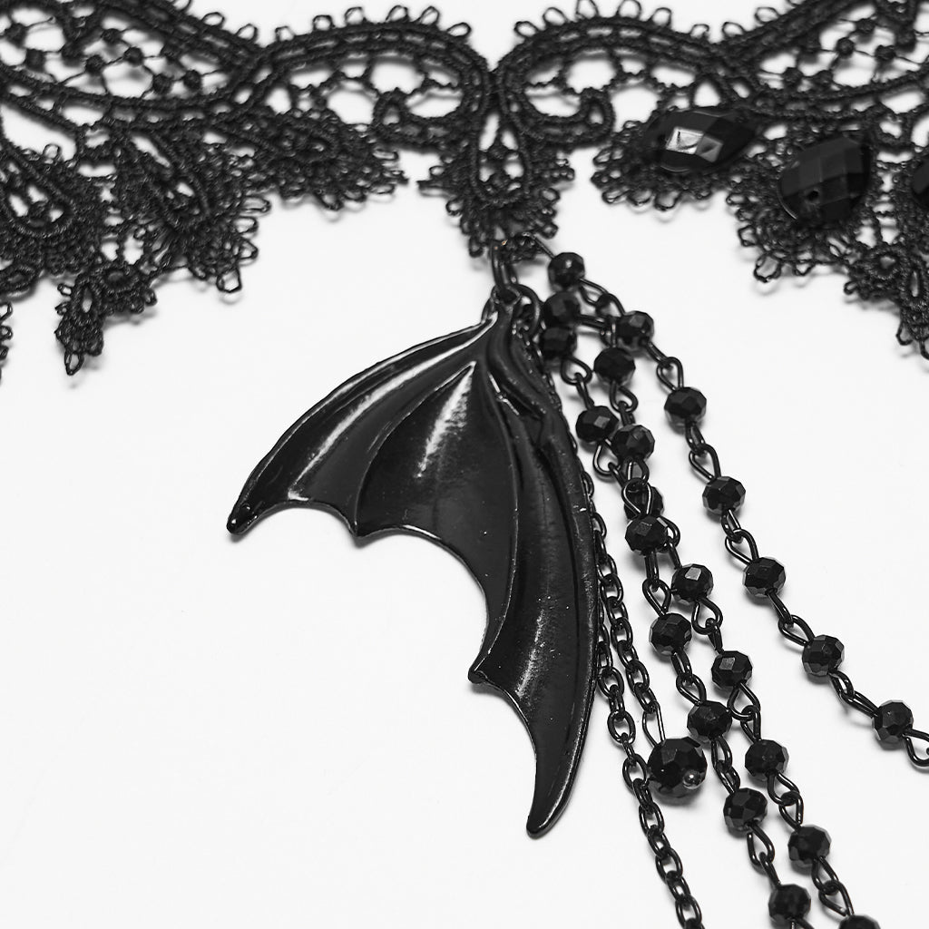 Batwing Lace Choker