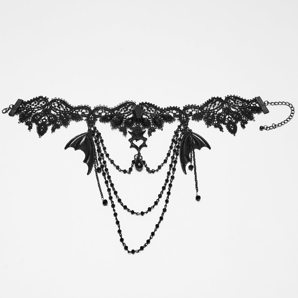 Batwing Lace Choker