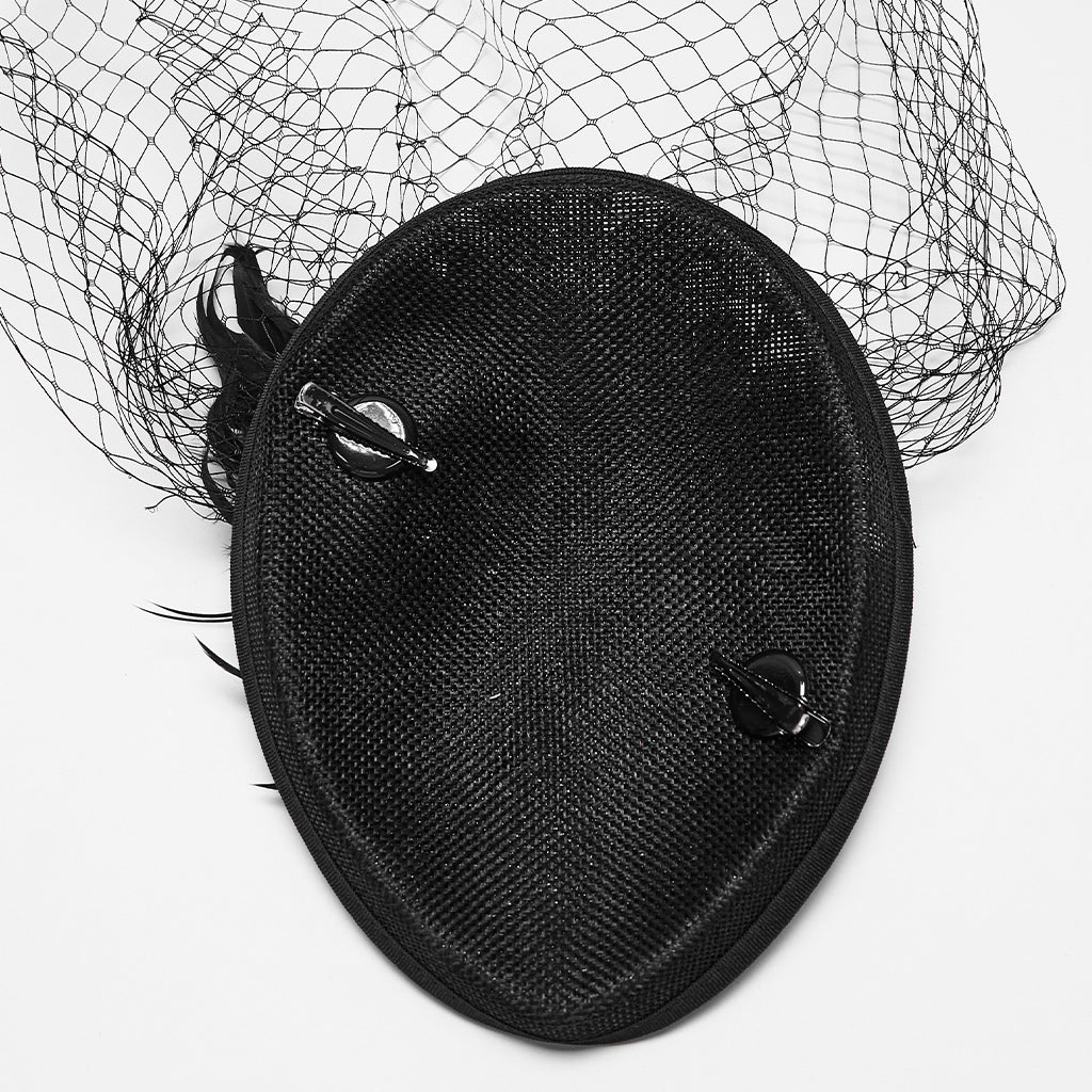 Gothic Veiled Hat
