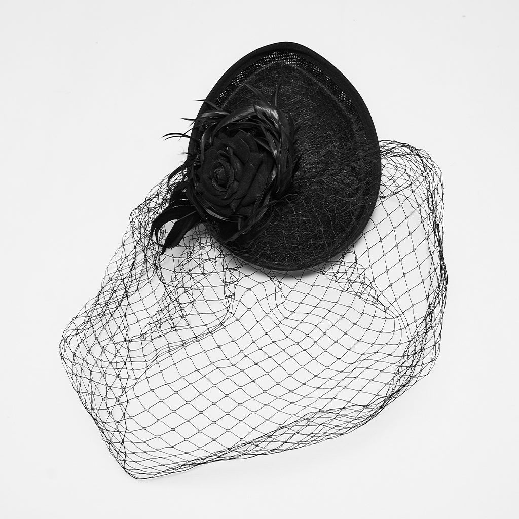 Gothic Veiled Hat