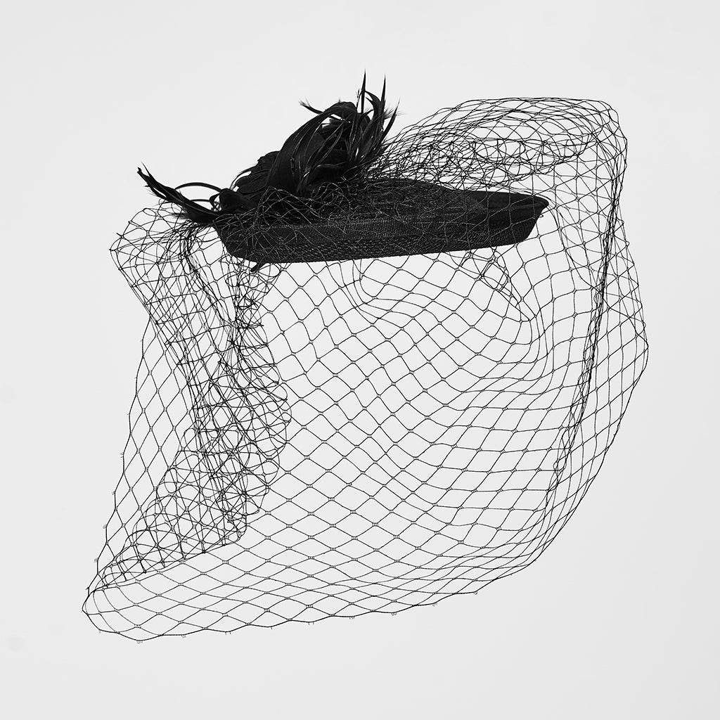 Gothic Veiled Hat