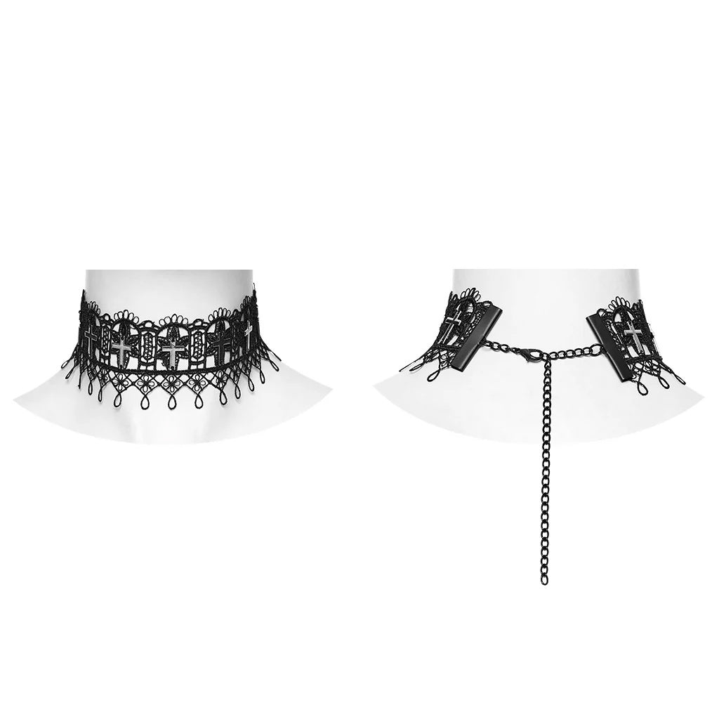 Cross Lace Choker