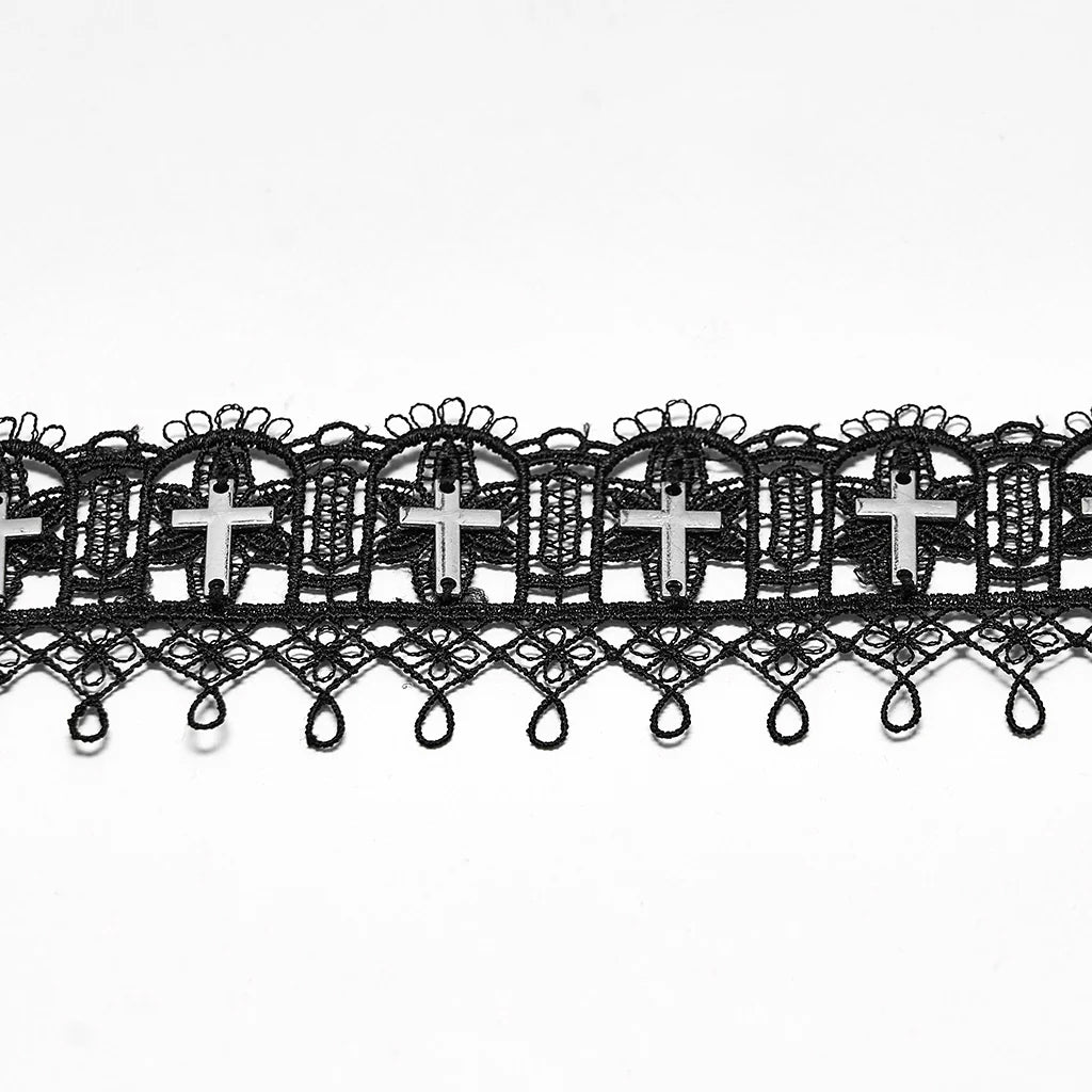 Cross Lace Choker