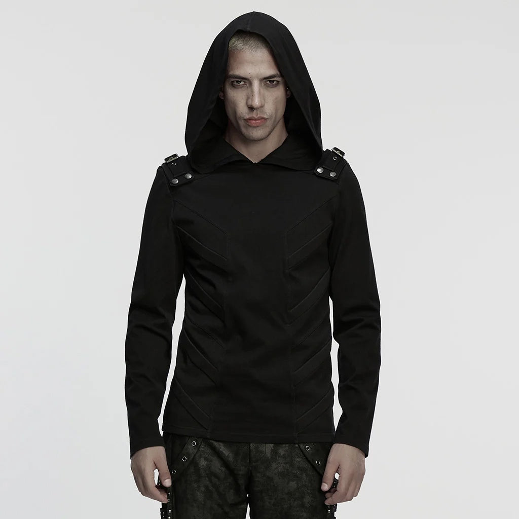 Shoulder Buckle Hoodie