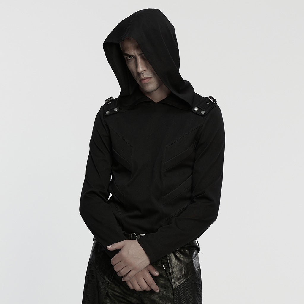 Shoulder Buckle Hoodie