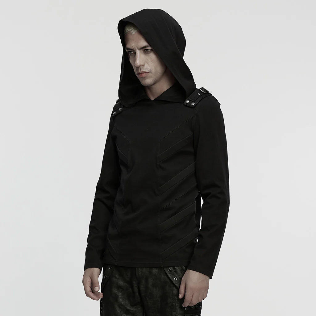 Shoulder Buckle Hoodie