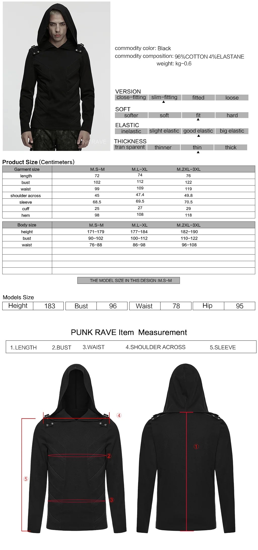 Shoulder Buckle Hoodie