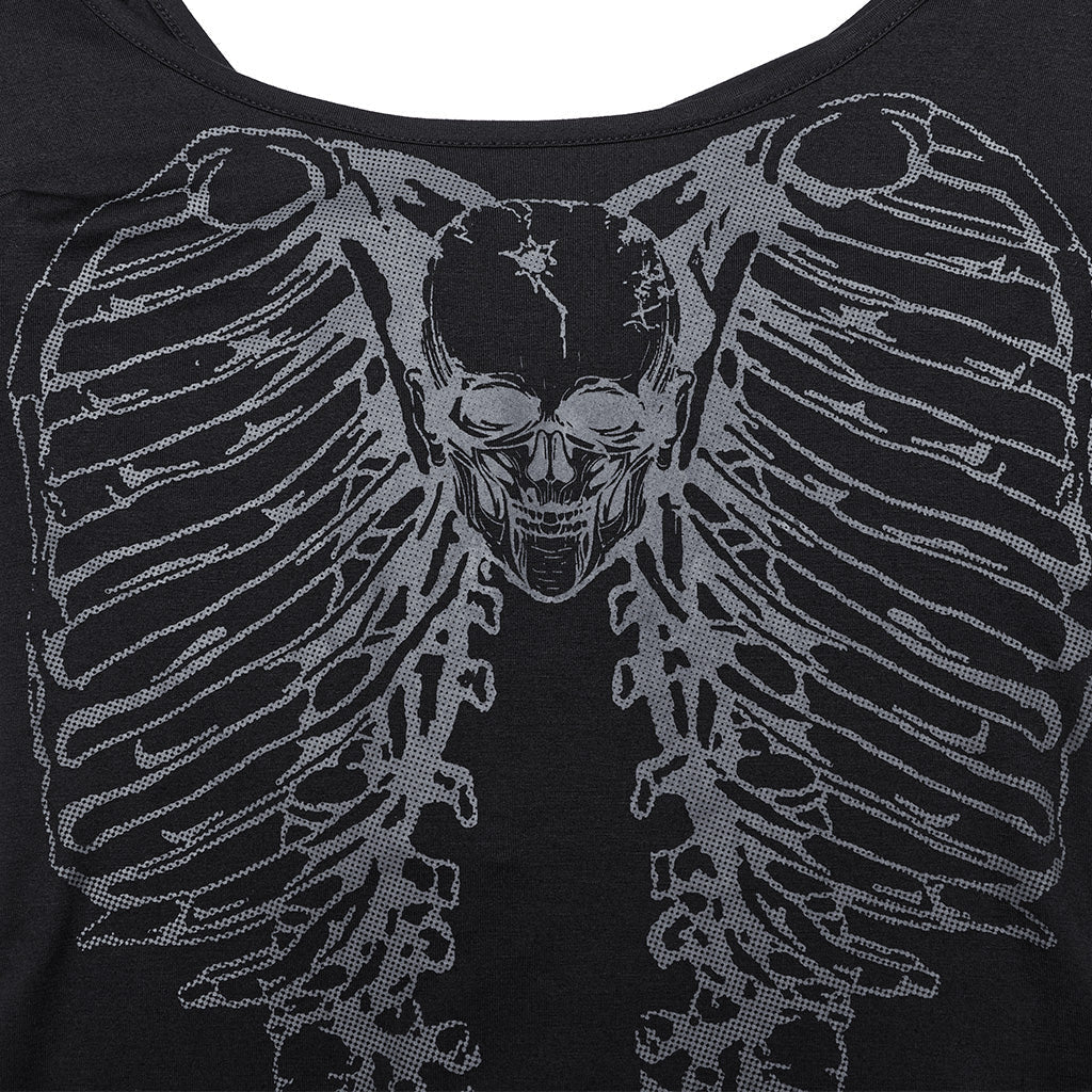 Long Sleeve Chain Spine T-Shirt