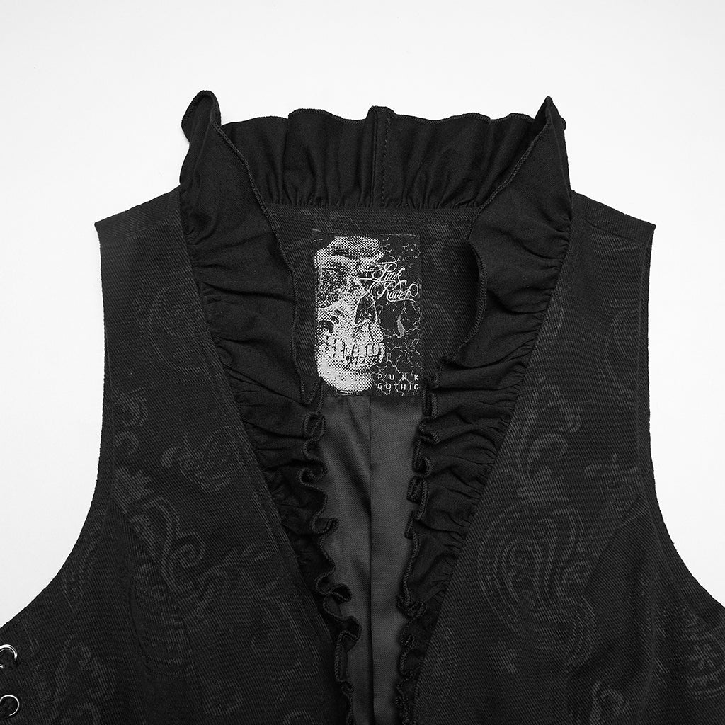 Side Laced Chain Waist Coat