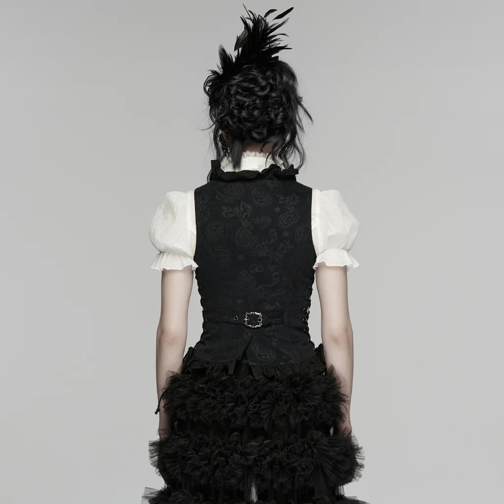 Side Laced Chain Waist Coat