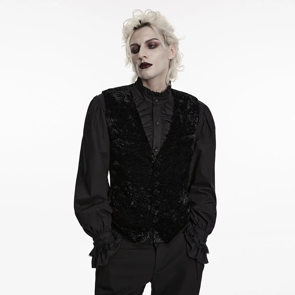Crushed Velvet Waistcoat