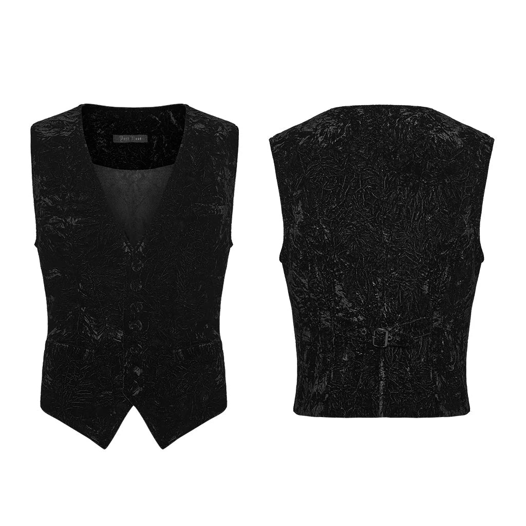 Crushed Velvet Waistcoat