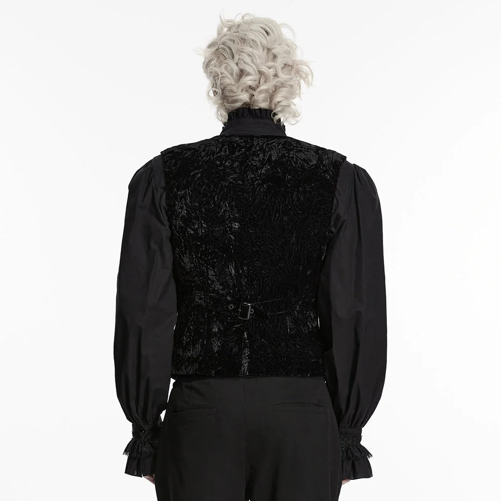 Crushed Velvet Waistcoat