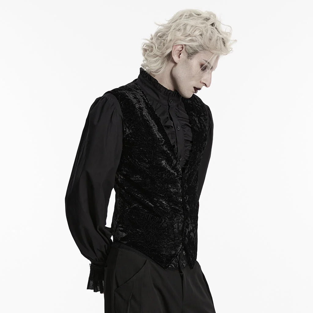 Crushed Velvet Waistcoat