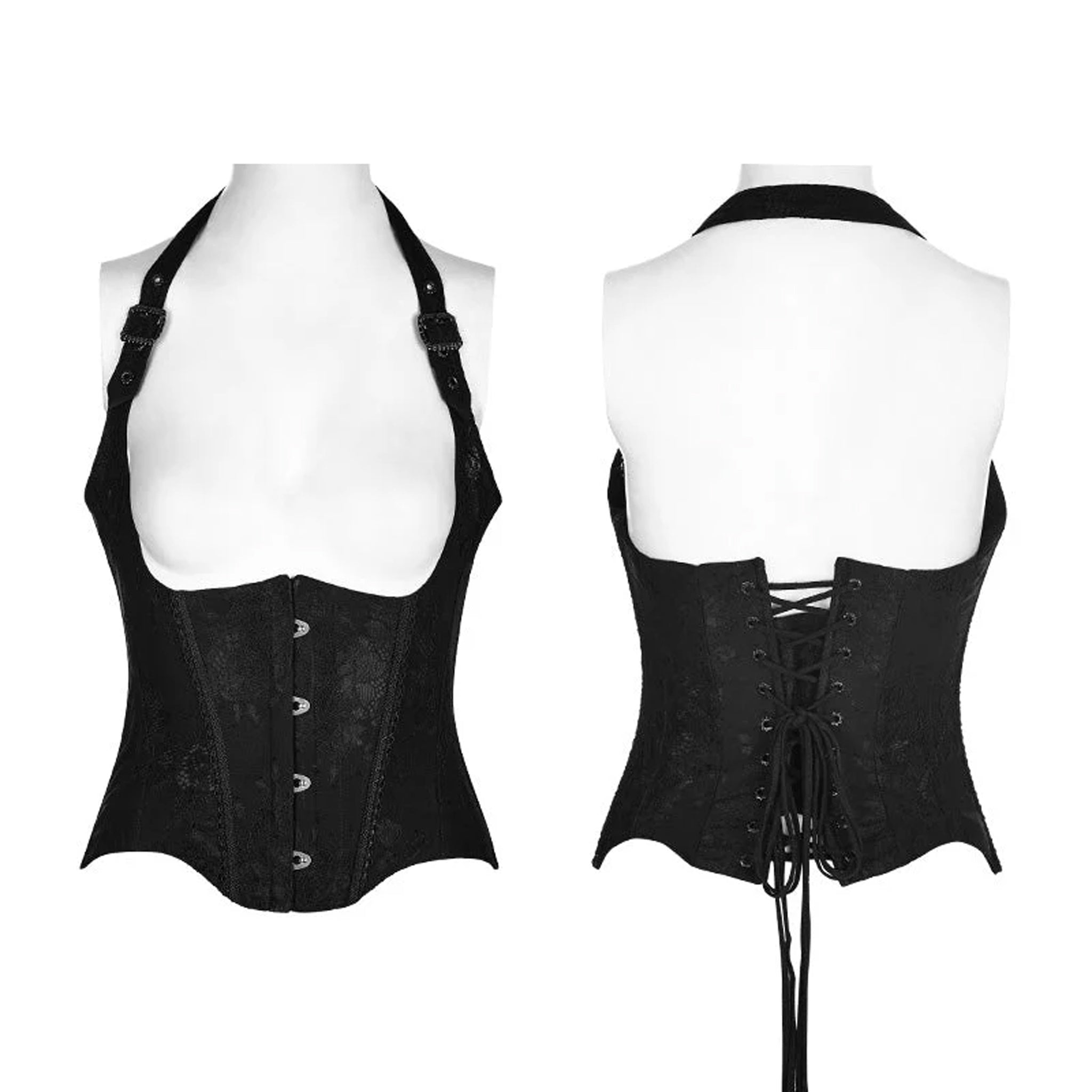 Lace Boned Bustier Corset