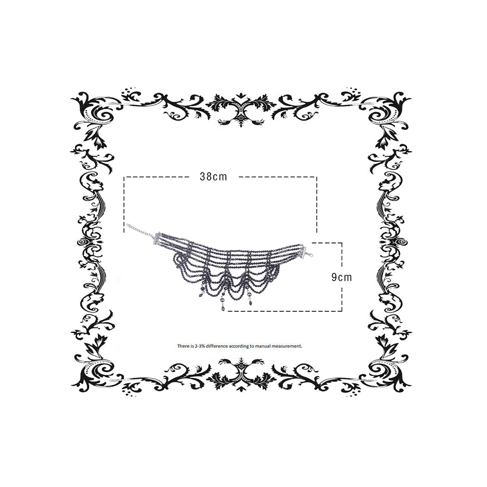 Beaded Draped Necklace