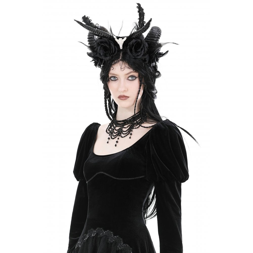 Beaded Draped Necklace