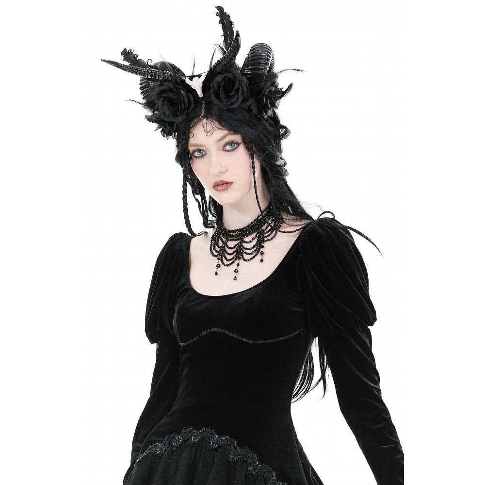 Beaded Draped Necklace