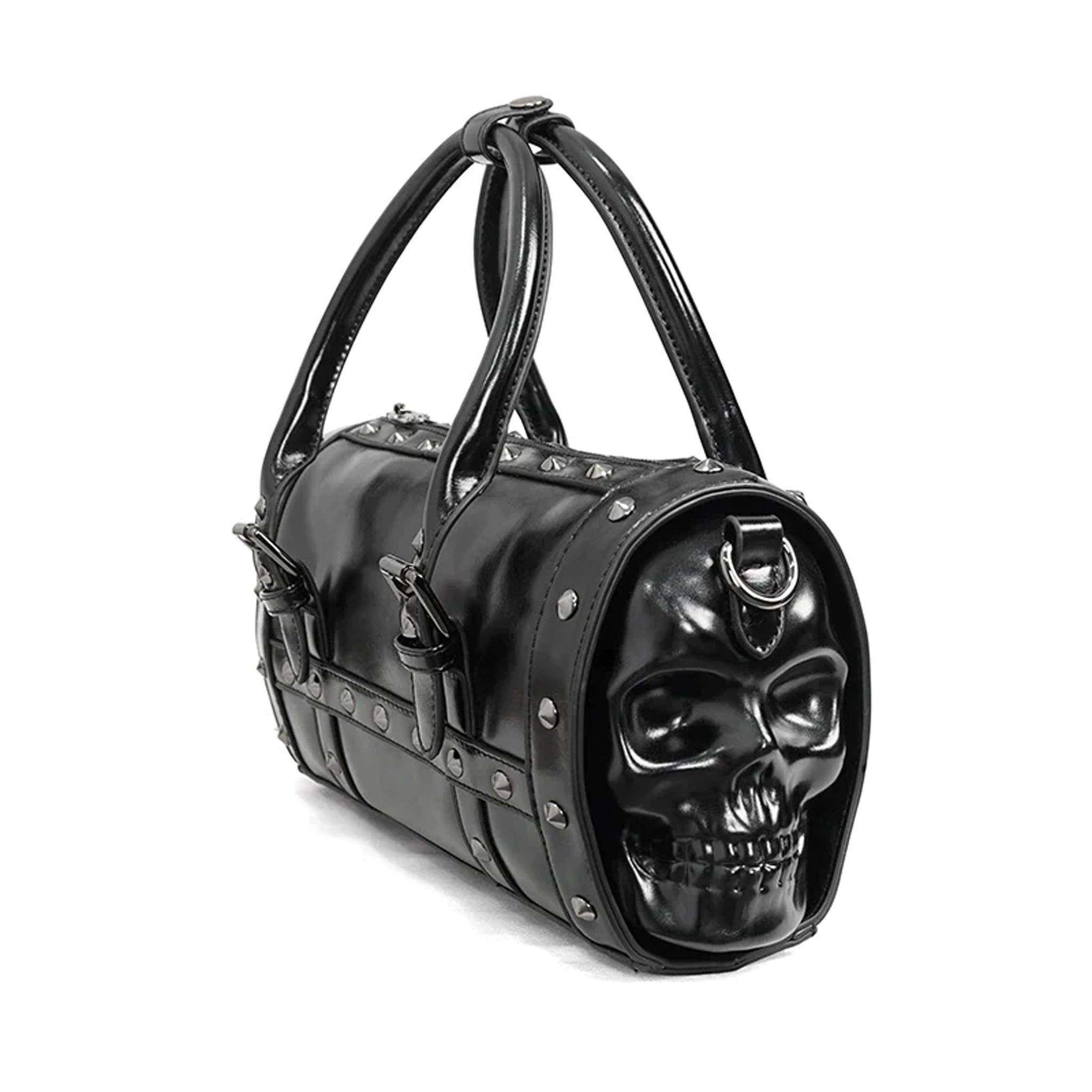 studded skull handbag
