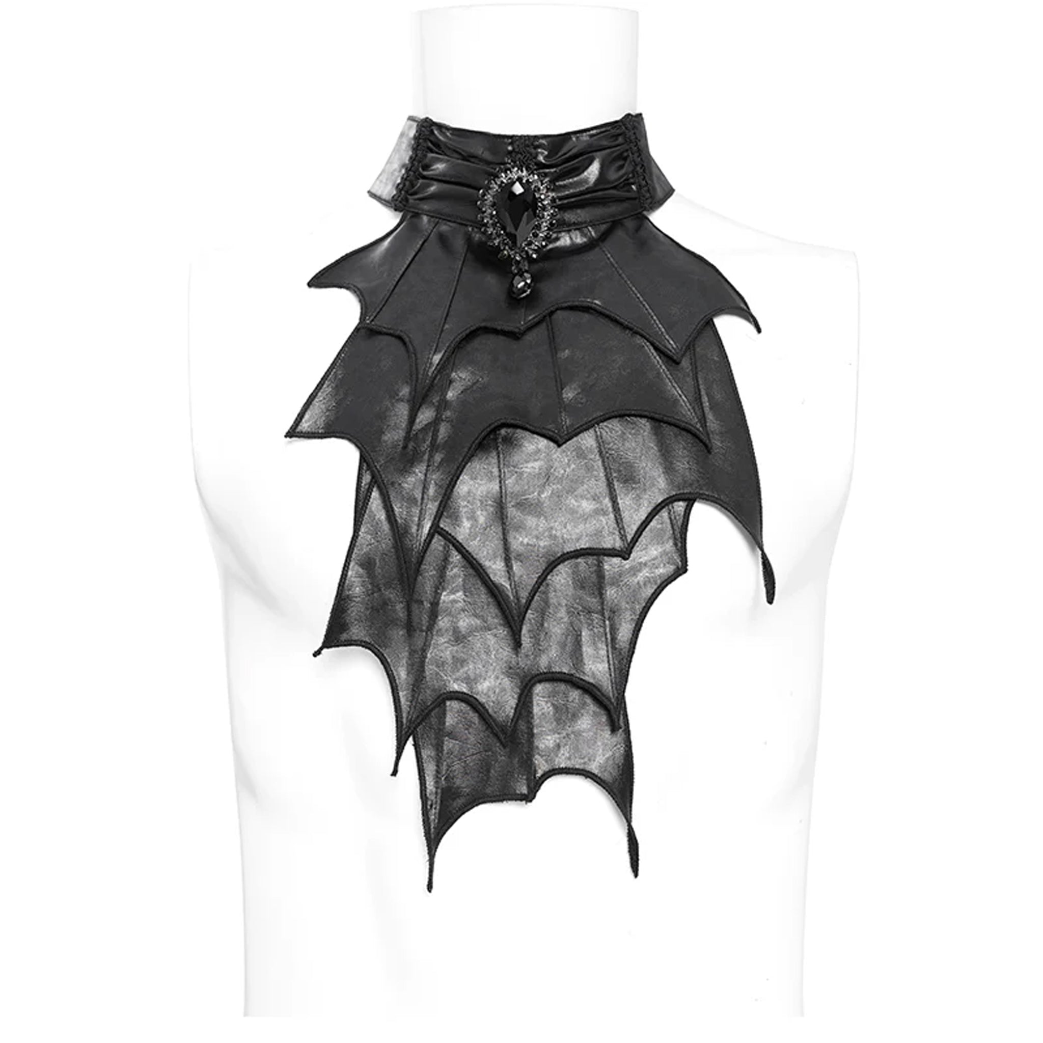 Bat Wing Layered Ascot