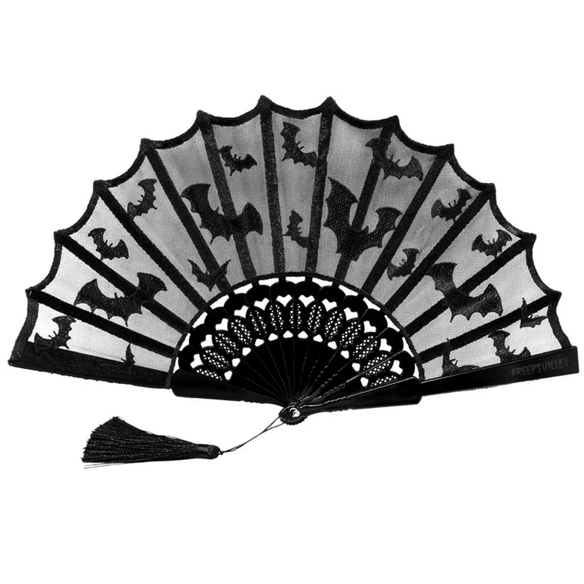 Bat Lace Fan