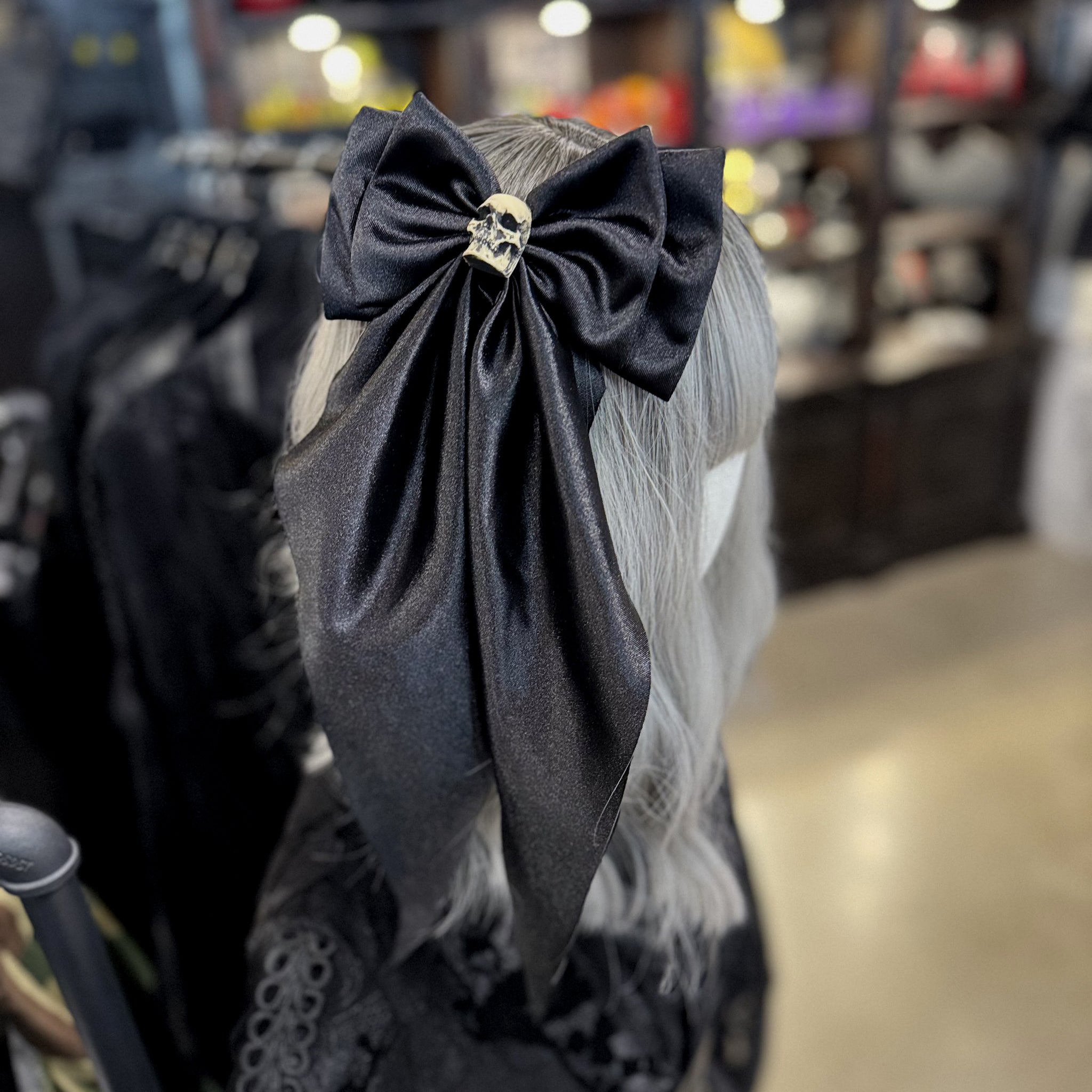 Satin Horror Hair Bow