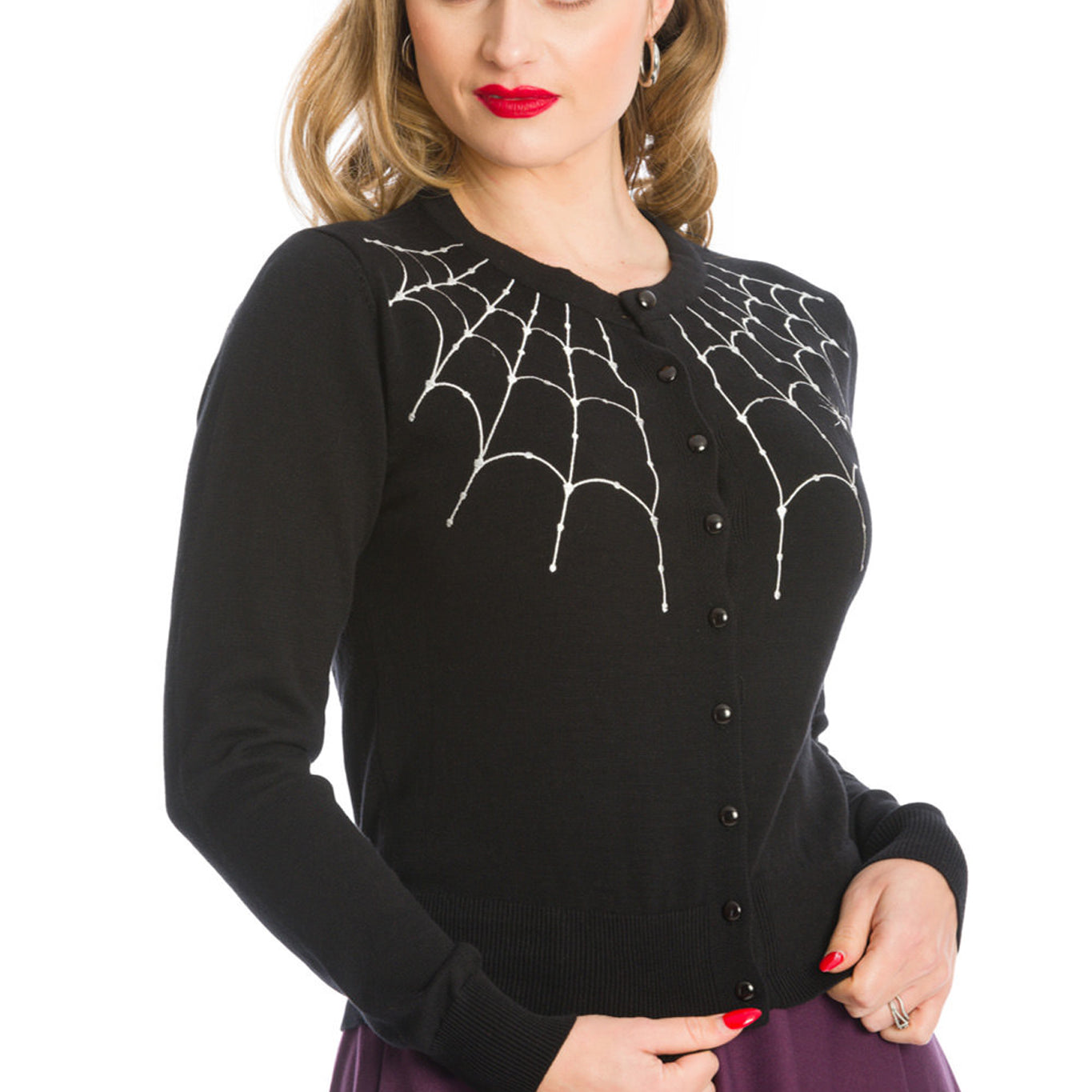 Webbed Shoulder Sweater