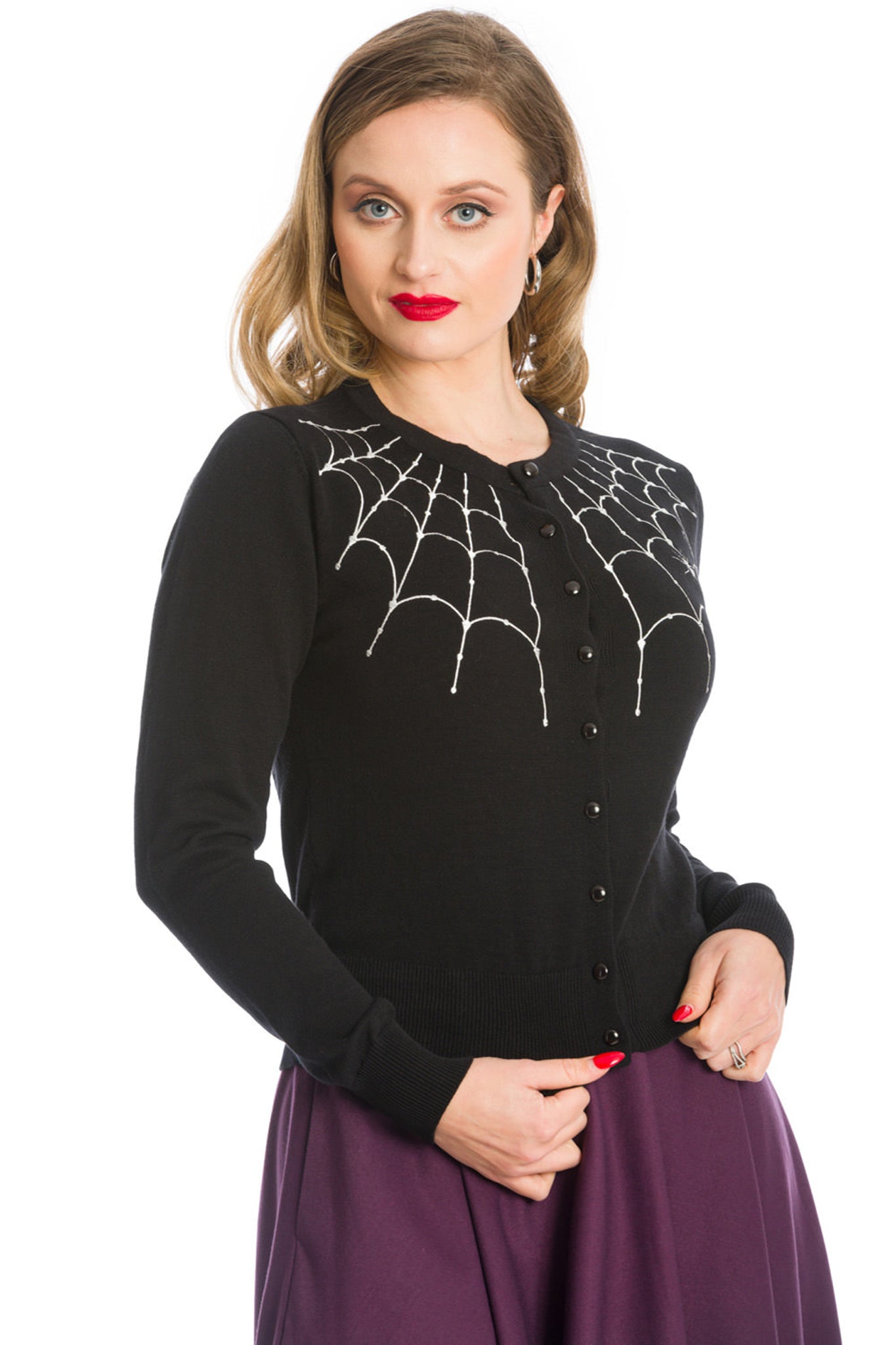 Webbed Shoulder Sweater