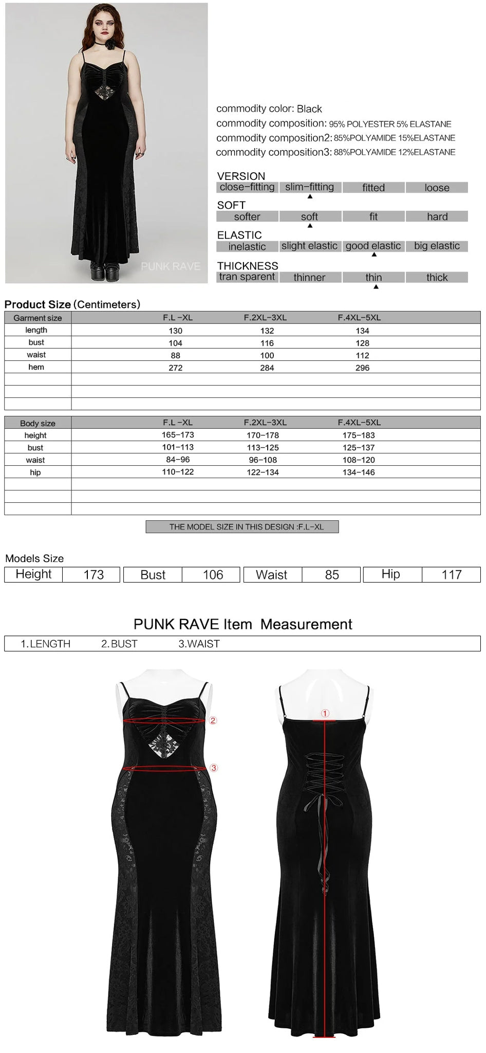 Gothic Lace Velvet Evening Dress