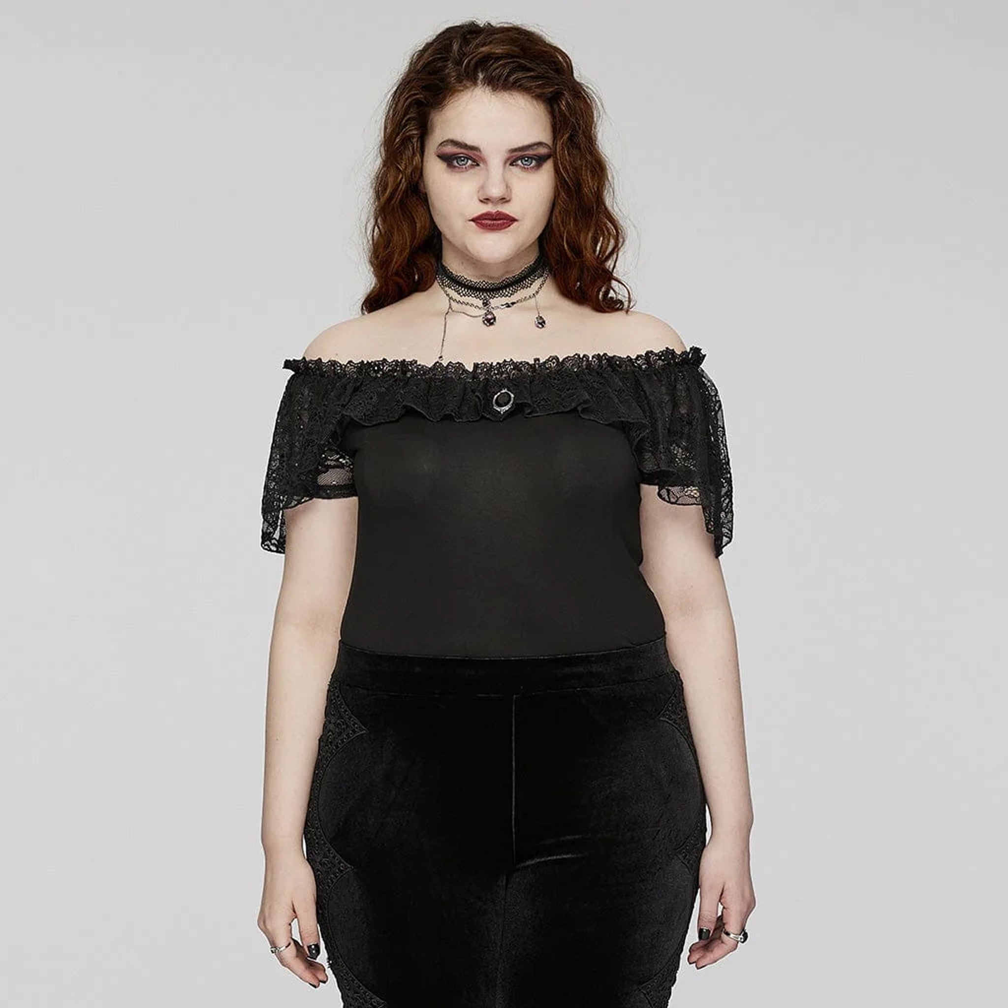 Off Shoulder Gothic Top