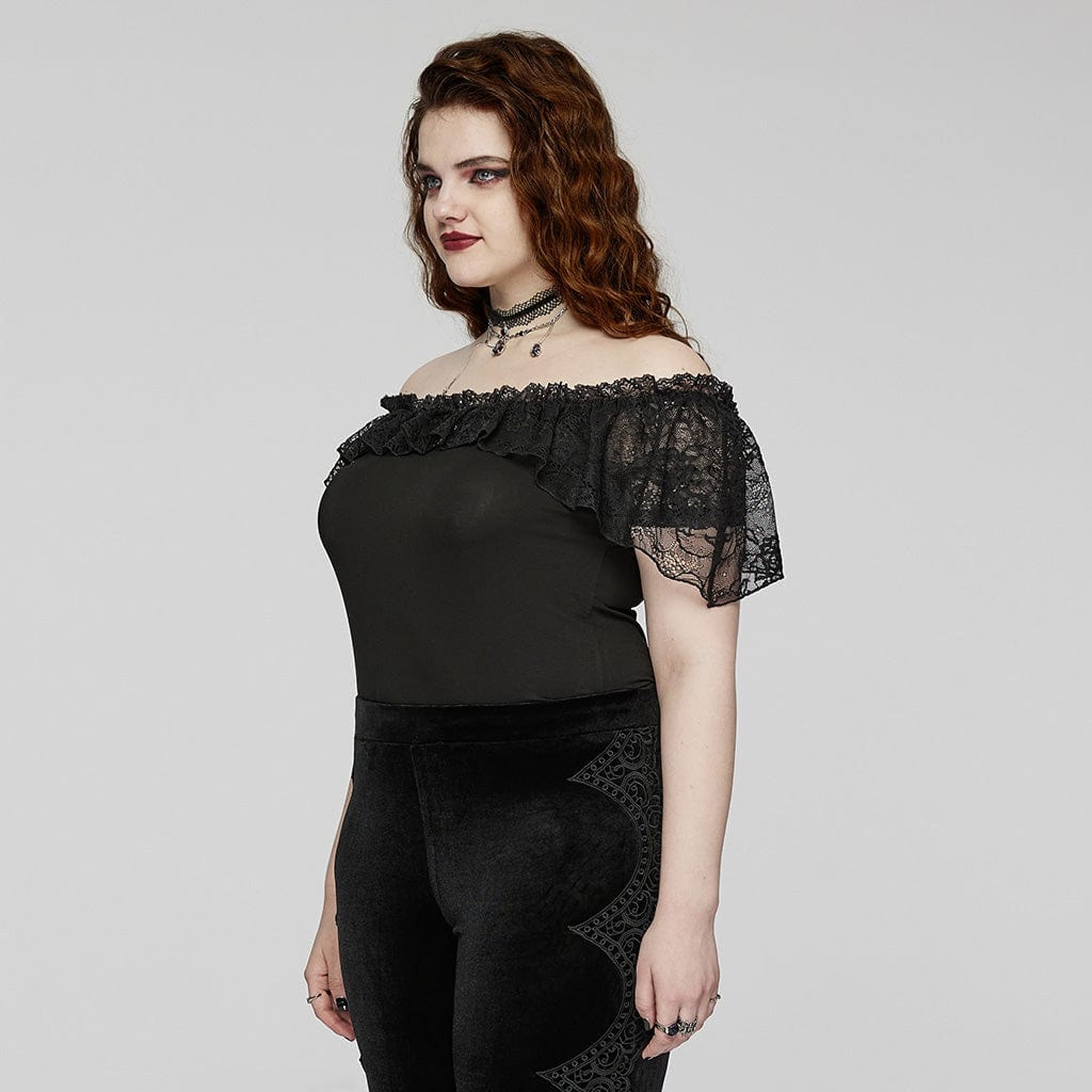 Off Shoulder Gothic Top