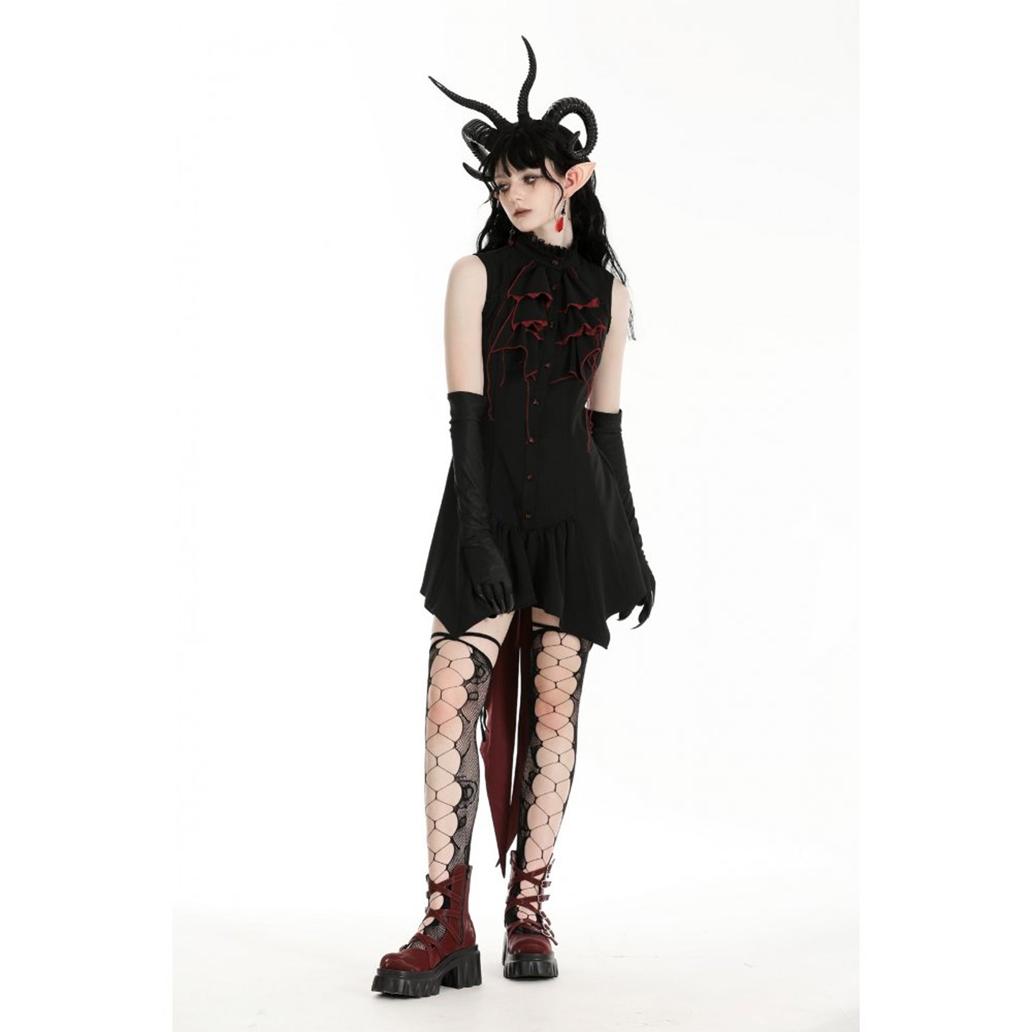 Diabla Tailed Dress